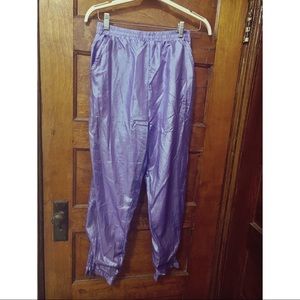 Vintage purple track pants